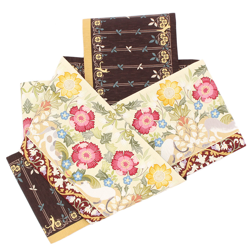 半幅帯 正絹 帯 リバーシブル クリーム色 WAKKA