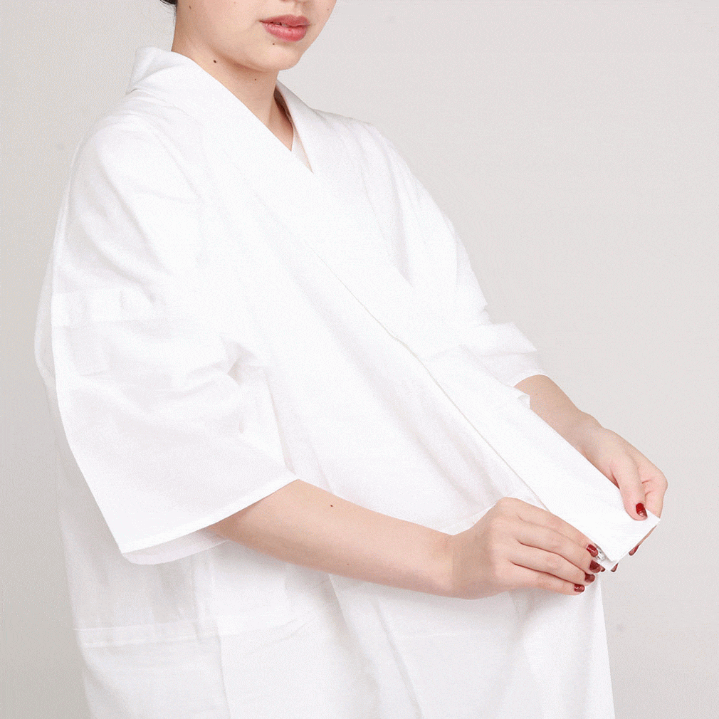 き楽っく 替え衿 白 塩瀬