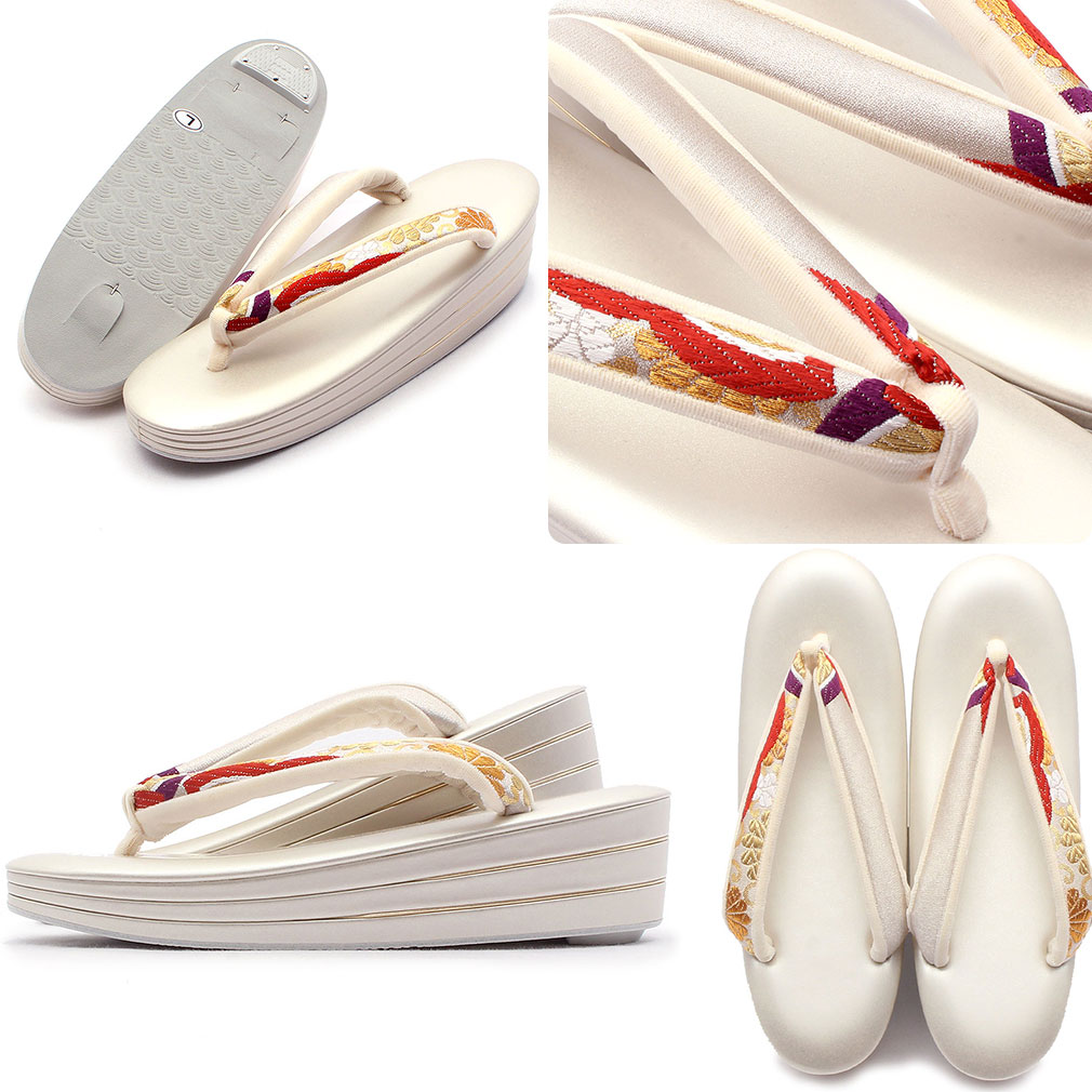 彩小径　振袖用　草履バッグセット