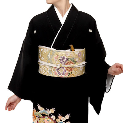 半襦袢　綿100 着物　黒　可愛い　ハンドメイド　きもの　レディース 半襦袢 綿100 着物 黒 可愛い ハンドメイド きもの レディース