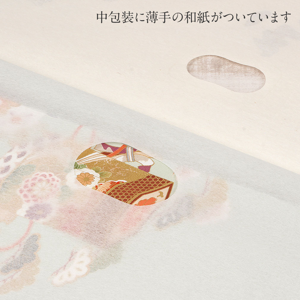 たとう紙 帯 文庫 最高級 美濃和紙 大 着物用 薄黄 茶屋辻 日本製 たとうし たとうがみ 畳紙 畳み紙 帖紙 多当紙 キモノ文庫 四つ手 着付け小物