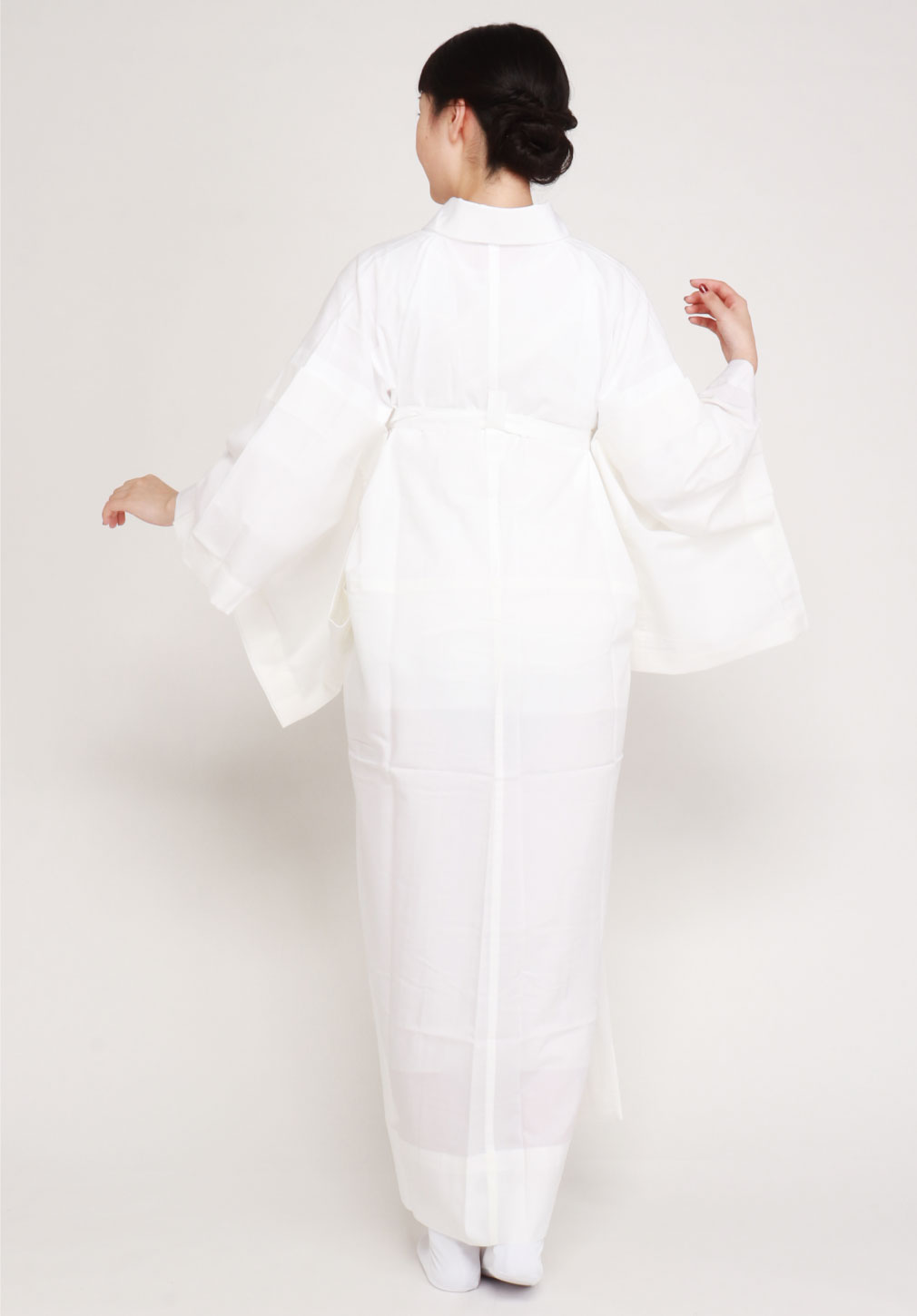 替え袖 替袖 かえそで き楽っく きらっく 白色 きらっく長襦袢用 うそつき襦袢用 うそつき袖 袷用 衿秀 えりひで き楽っく用 長襦袢 肌襦袢 じゅばん 襦袢 うそつき うそつき長襦袢 キュプラ ポリエステル 日本製 マジックテープ付き レディース 女性 きものすなお すなお