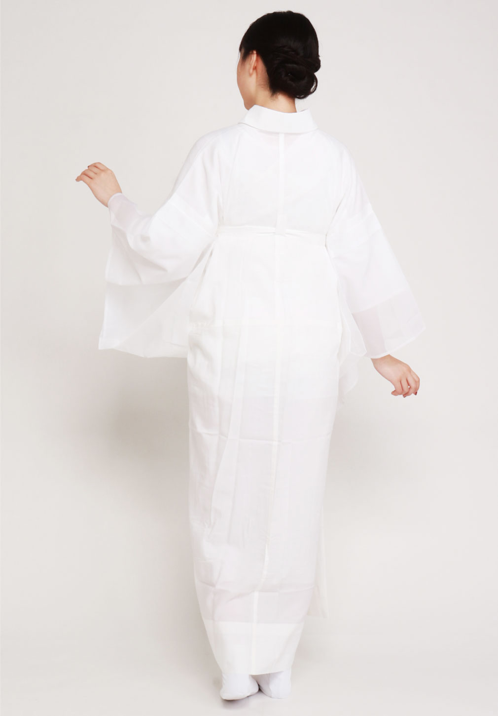 替え袖 替袖 かえそで き楽っく きらっく 夏用 絽 白 きらっく長襦袢用 うそつき襦袢用 うそつき袖 衿秀 えりひで き楽っく用 長襦袢 肌襦袢 じゅばん 襦袢 うそつき うそつき長襦袢 ポリエステル 日本製 マジックテープ付き レディース 女性 きものすなお すなお