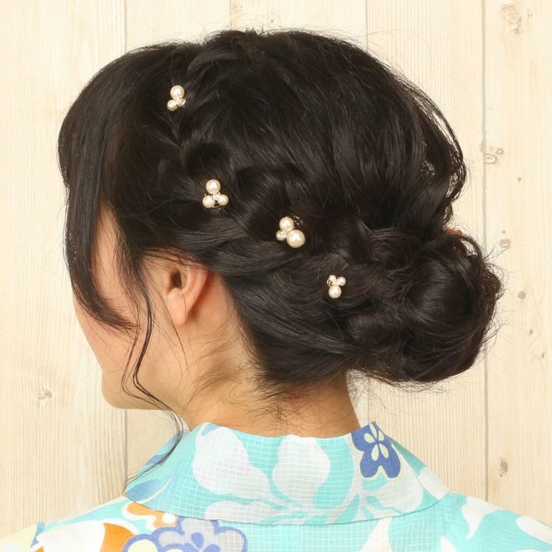 ヘアチャームヘアアクセヘアピアス髪飾り