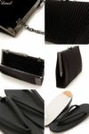 ＜プリーツ／クラッチ＞喪服用高級草履バッグセット