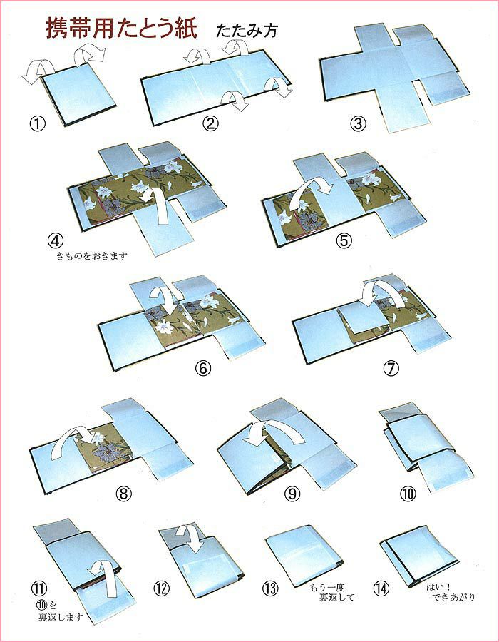 ◇あす楽★携帯用たとう紙◇