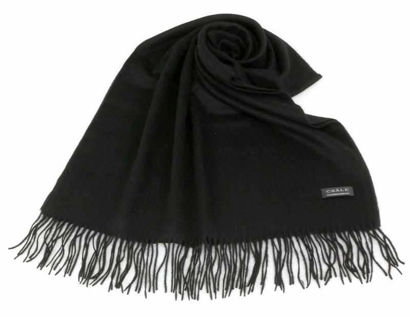 カシミヤショール和装洋装和洋兼用＜CSALE＞CASHMERE100%＜5色＞【◆ブラックカーキブラウングレーネイビー◆カシミヤ100％