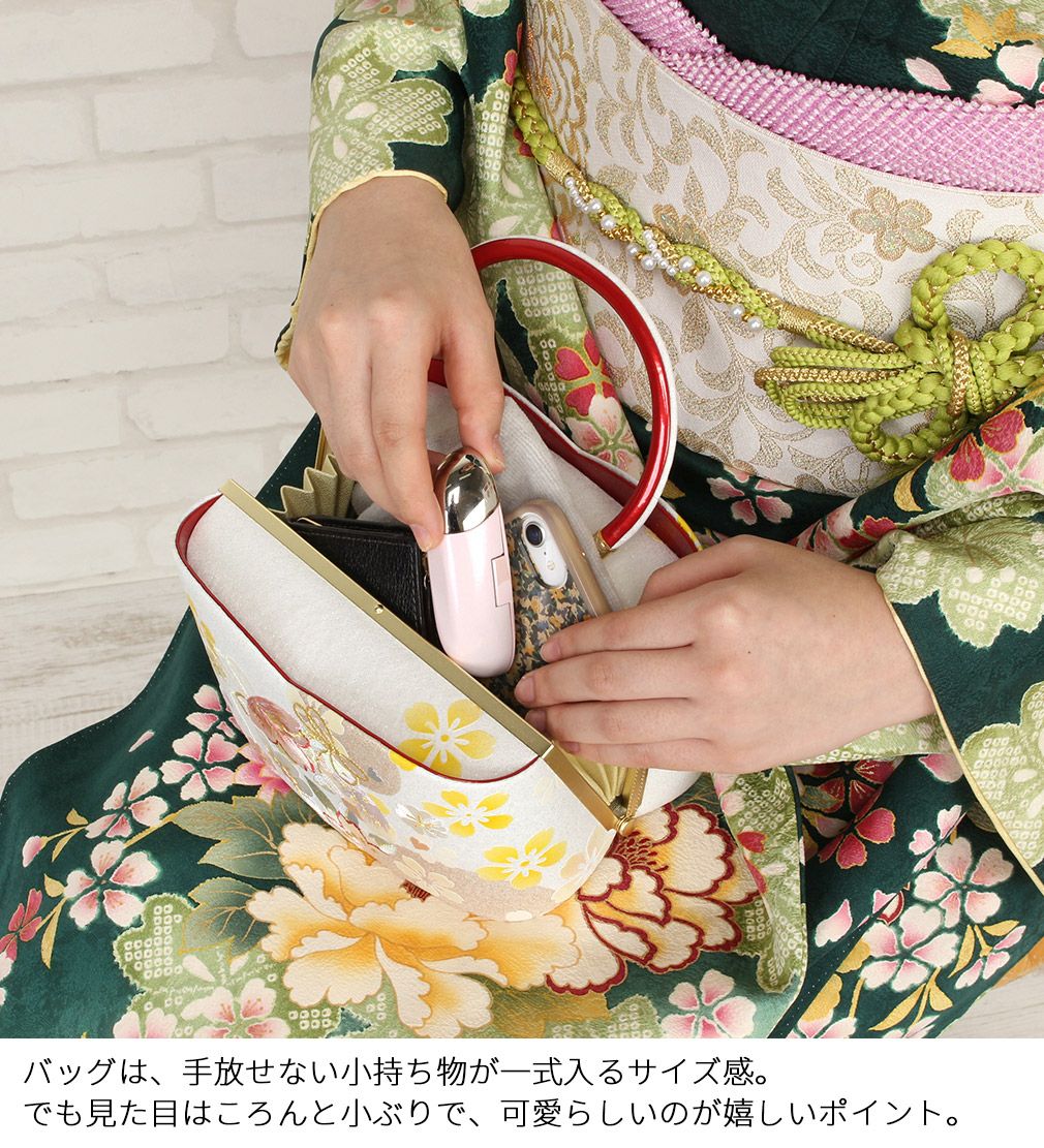 草履バッグ セット 成人式 振袖用 留袖用 訪問着用 ＜紗織＞ S・M・L 