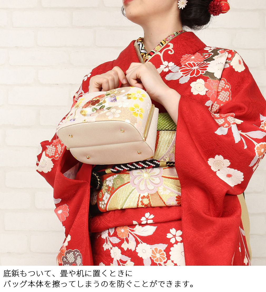 草履バッグ セット 成人式 振袖用 留袖用 訪問着用 ＜紗織＞ S・M・L 
