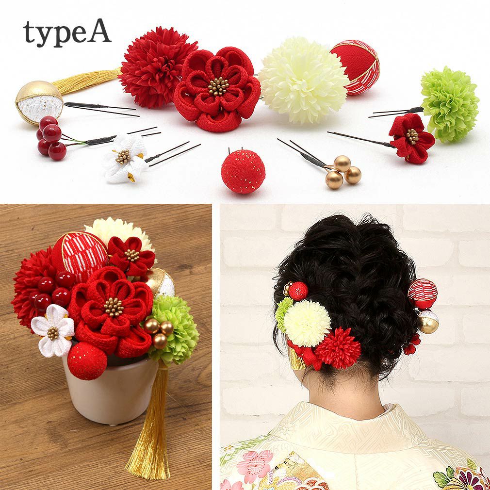 yuminique 花と羽根のヘアアクセサリー yuminique 花と羽根のヘアアクセサリー