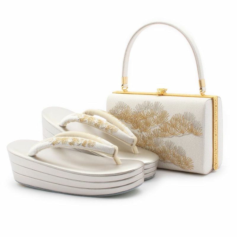 礼装用草履バッグセット衿秀高級百貨店刺繍