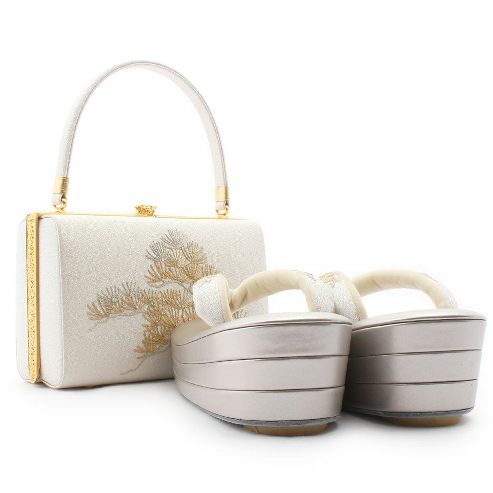 礼装用草履バッグセット衿秀高級百貨店刺繍