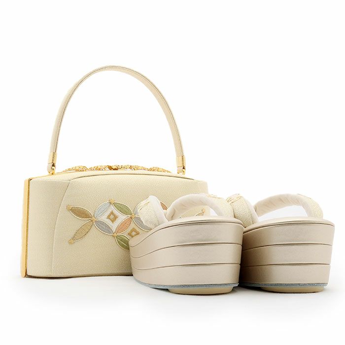 振袖用草履バッグセット衿秀高級百貨店刺繍