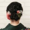 ヘアアクセ振袖振り袖袴成人式卒業式結婚式浴衣花フラワー普段礼装和装洋装和洋兼用