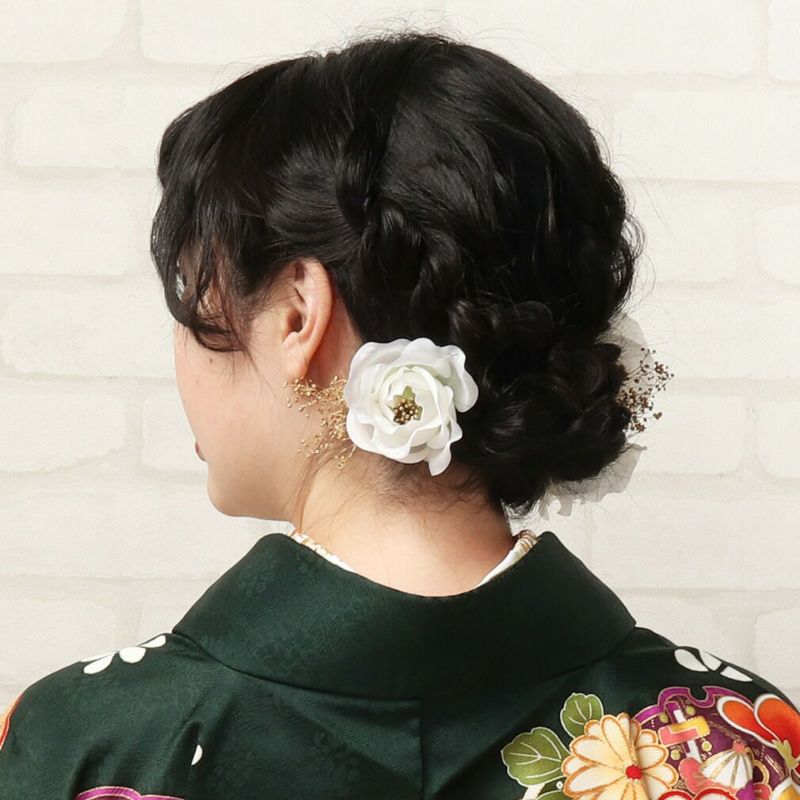 ヘアアクセ振袖振り袖袴成人式卒業式結婚式浴衣花フラワー普段礼装和装洋装和洋兼用