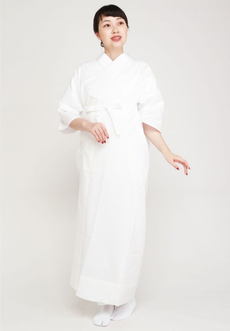 長襦袢,洗える,衿秀,き楽っく,きらっく,肌襦袢,じゅばん,襦袢,うそつき,うそつき長襦袢,袷,白,S/M/L,小さいサイズ,レディース,女性,ローズカラー,襟の衿秀,えりひで,きものすなお,すなお,留袖,訪問着,色無地,小紋,紬,冬用,袷用,半衿付き,半襟付き,衣紋抜き付き,日本製