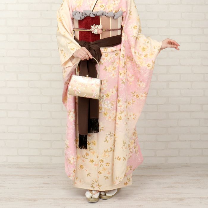 振袖用エナメル草履バッグセット