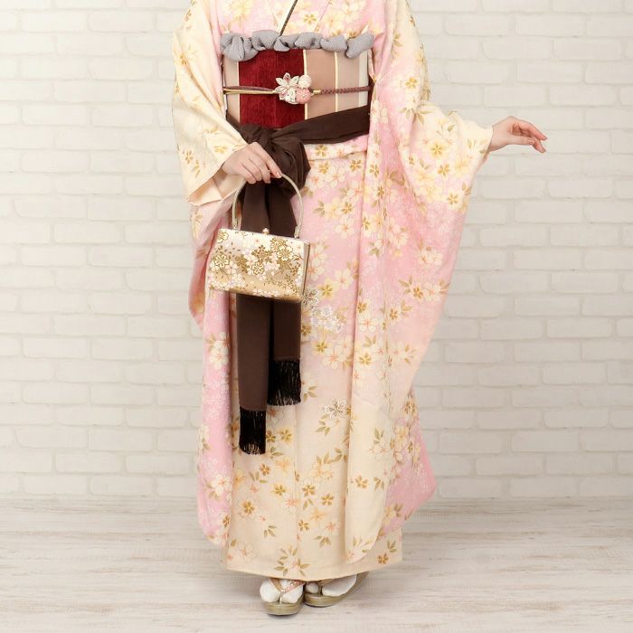 振袖用エナメル草履バッグセット