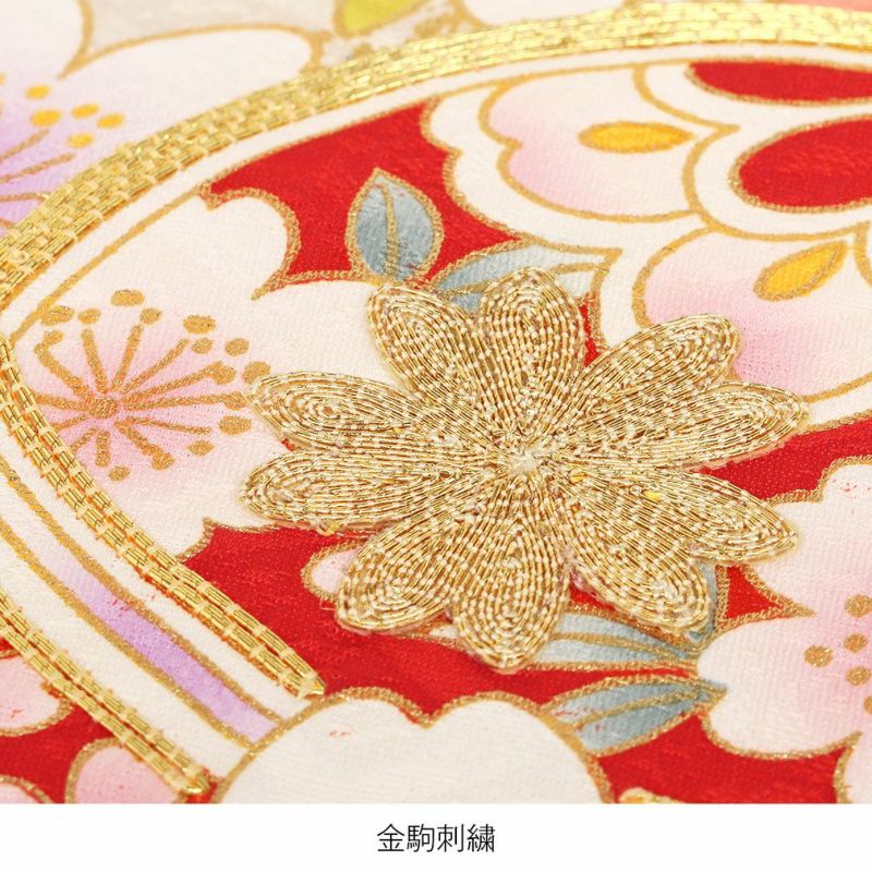 【新品】日本製 スキンベージュ お宮参り 産着 正絹 刺繍入り たとう紙 襦袢付 新品】日本製 スキンベージュ お宮参り 産着 正絹 刺繍入り た