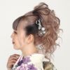 髪飾り成人式振袖袴花飾り水引葉玉飾り金銀全2タイプかみかざりヘアアクセ振袖振り袖袴成人式