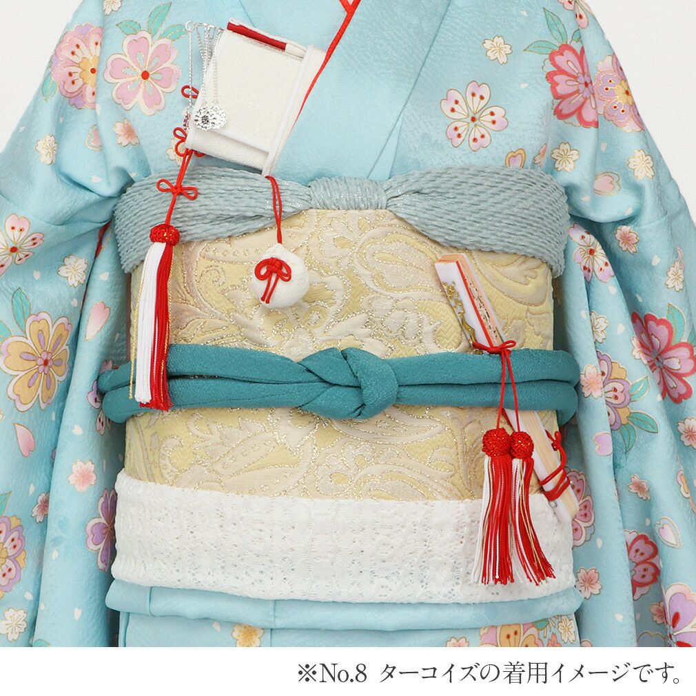 七五三7歳小物女の子帯締め帯〆濃赤赤桃白ベージュカラシ抹茶緑灰青緑藤色薄紫丸ぐけ子供こども女児四つ身お祝い7才ちりめん差し色おしゃれレトロ安い