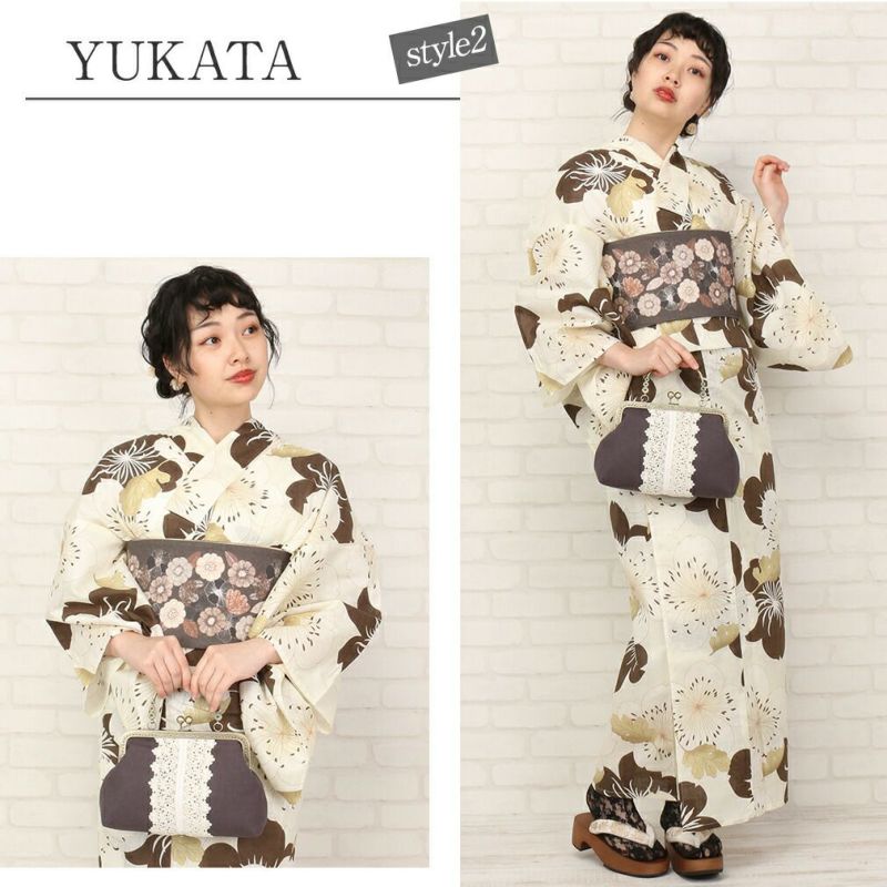 ViViSienneレースがま口バッグ