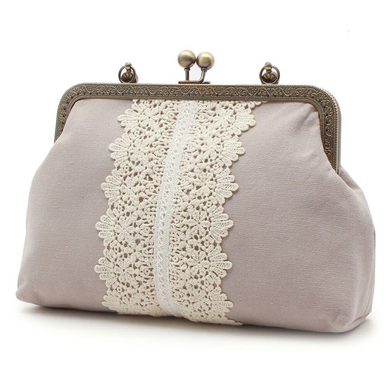 ViViSienneレースがま口バッグ