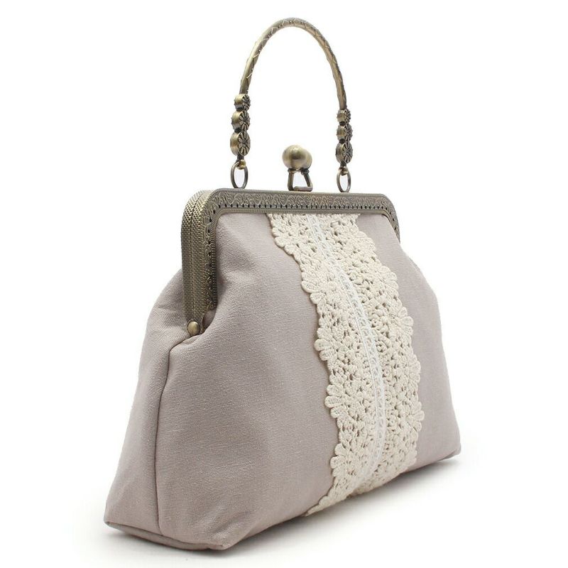 ViViSienneレースがま口バッグ