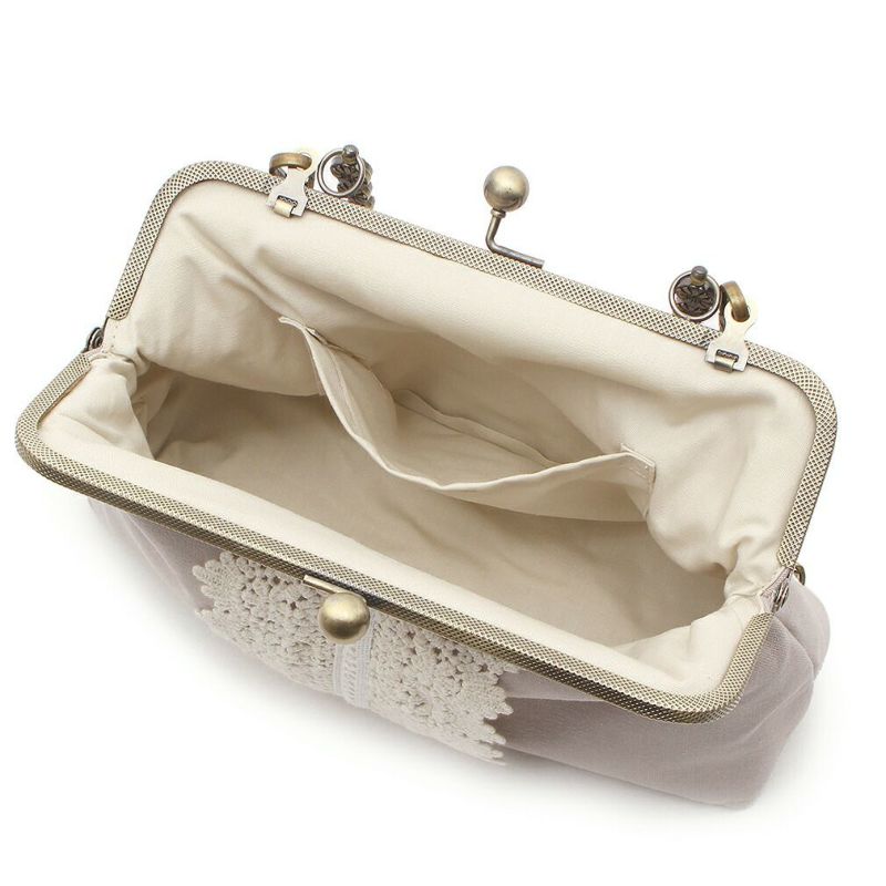 ViViSienneレースがま口バッグ