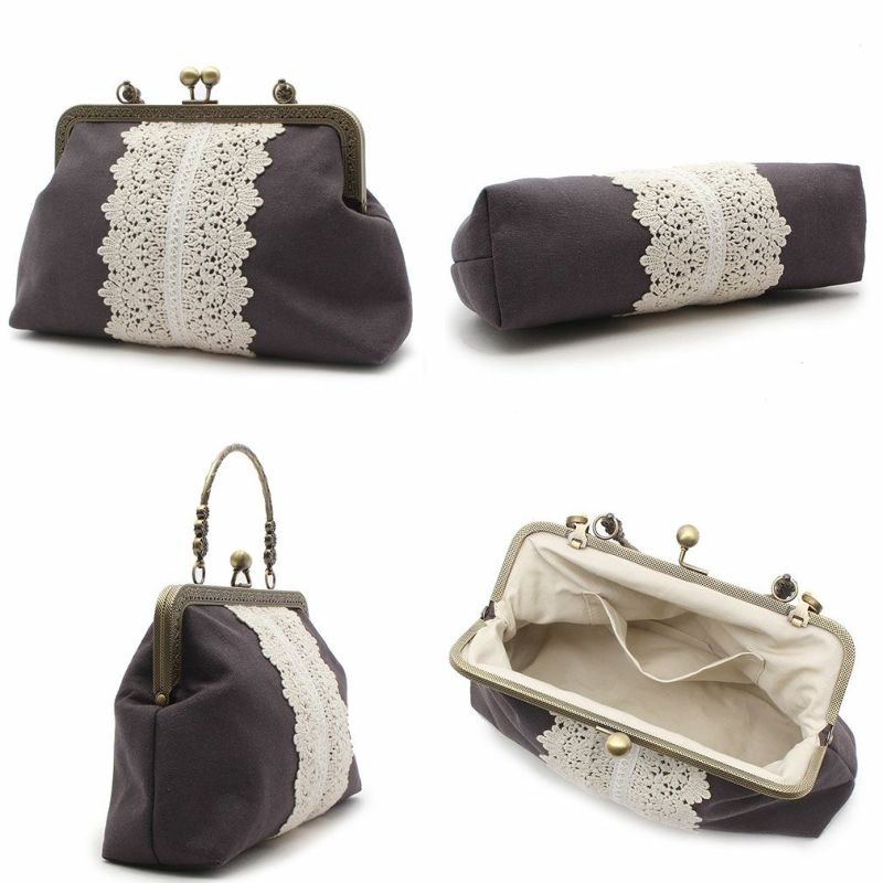 ViViSienneレースがま口バッグ