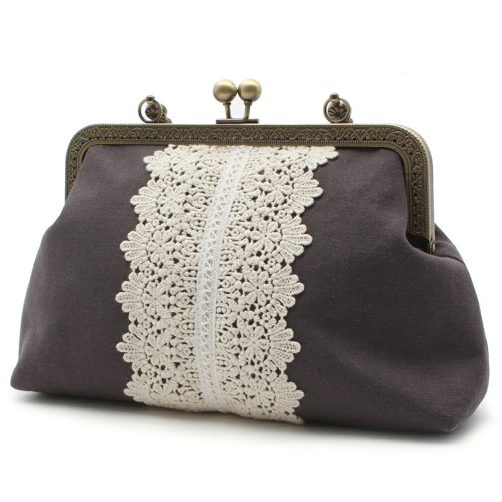 ViViSienneレースがま口バッグ