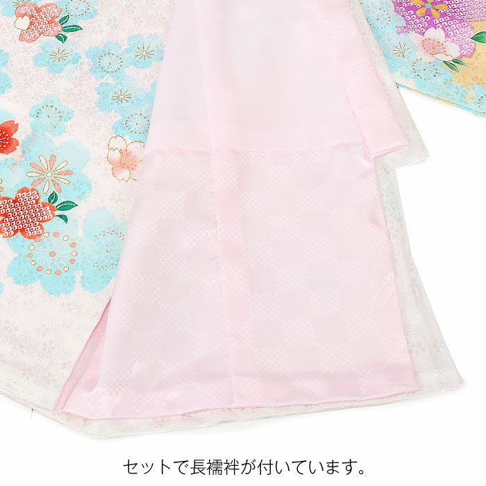 お宮参り 着物 女の子 産着 白 水色 橙 鞠 桜 梅 鹿の子 正絹 お宮参り 着物 女の子 産着 白 水色 橙 鞠 桜 梅 鹿の子 正絹