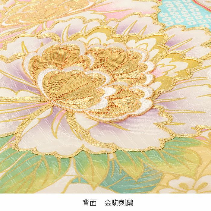 お宮参り 着物 女の子 産着 祝い着 白 紫色 鞠 菊 牡丹 芍薬 万寿菊