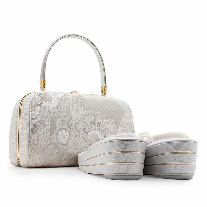 留袖用草履バッグセット 訪問着用 世美庵 Mサイズ Lサイズ フリー 2 金