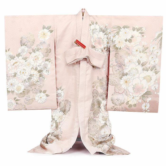 お宮参り着物女の子産着★3色まで★柄正絹友禅（金駒刺繍など技法）新品販売購入きもの祝い着のしめ掛け着初着祝着一つ身服装赤ちゃんベビー