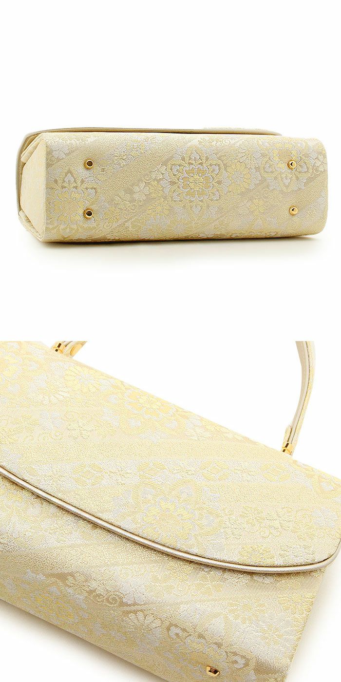 草履バッグセット留袖用訪問着用華三彩KissteオリジナルSMLLLサイズゴールドシャンパンゴールドシルバー花紋斜め取り織り生地2枚芯日本製小さいサイズ大きいサイズ優花緒かぶせ痛くない黒留袖色留袖礼装用フォーマル結婚式ぞうり草履草履バック