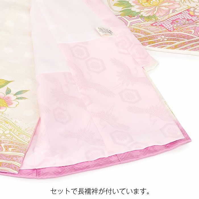 お宮参り着物女の子産着白水色水色ホワイト毬鞠まり牡丹熨斗桜菊吉祥紋金駒刺繍正絹祝い着のしめ掛け着初着服装赤ちゃん販売