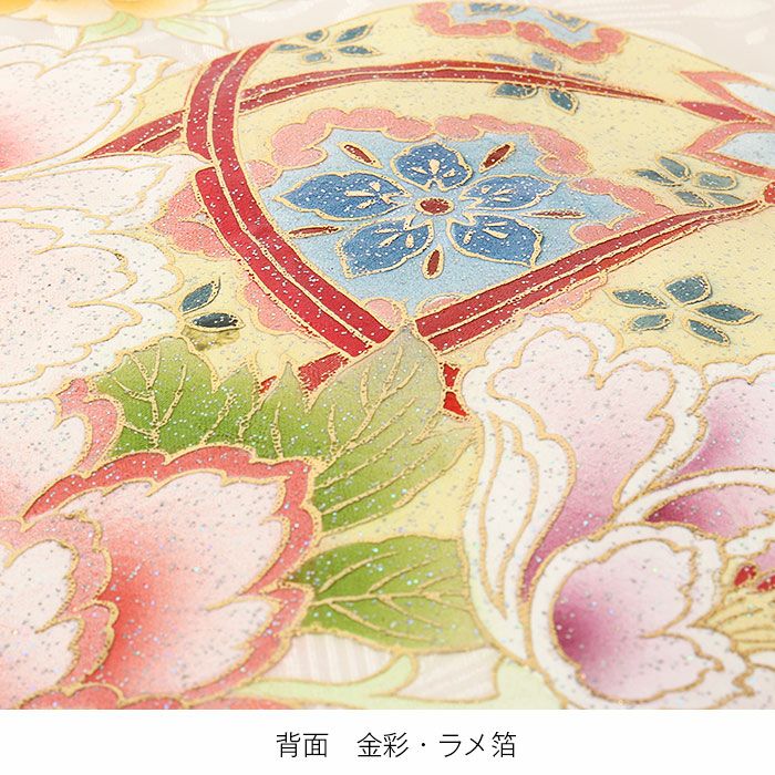 お宮参り 着物 女の子 産着 祝い着 白 鞠 牡丹 唐草 正絹 友禅 金彩