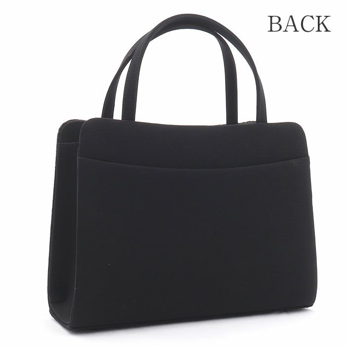 フォーマルバッグ ブラックフォーマル 衿秀 黒 ビーズ刺繍 花柄