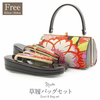キョウエツ袴Sサイズセット 草履、バッグ おもろい