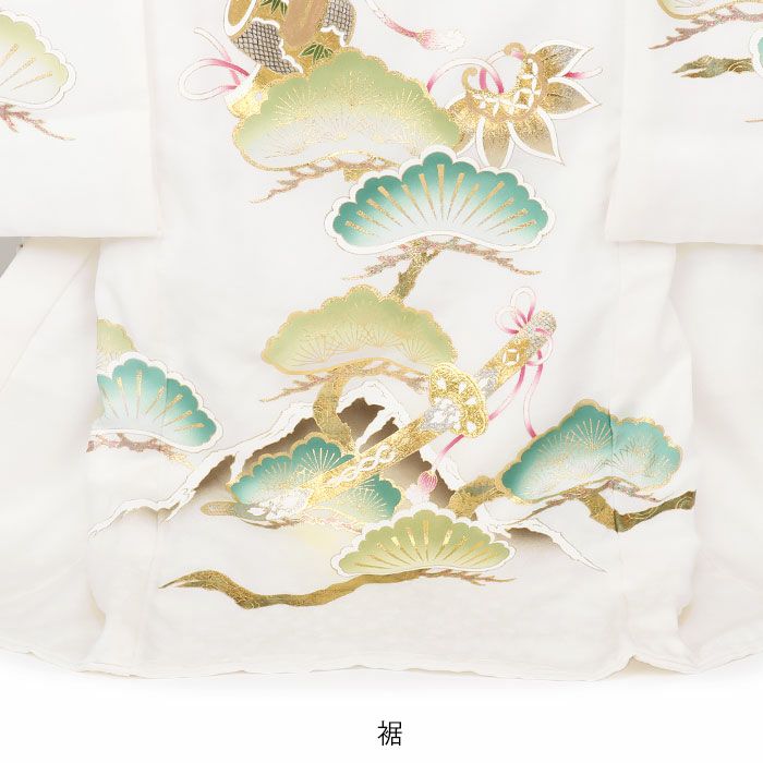 お宮参り着物男の子産着白金水色鷹富士山巳小槌宝刀松宝尽くし吉祥紋正絹友禅京友禅経済産業大臣指定伝統的工芸品金彩銀彩箔づかい新品日本製販売購入きもの祝い着のしめ掛け着初着祝着一つ身服装赤ちゃんベビー白蛇贈答御祝いfs