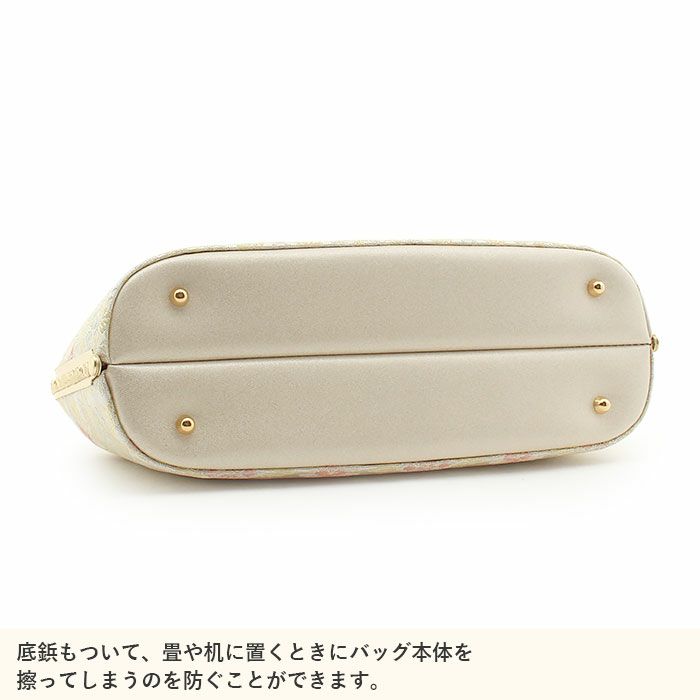 草履バッグセット留袖用訪問着用草履バッグ紗織沙織LLサイズ大きいサイズシルバーアイボリー花七宝2の3枚芯日本製パールトーン加工抗菌防臭痛くない黒留袖色留袖礼装用フォーマル結婚式ぞうり草履草履バック草履バックセット着物fs