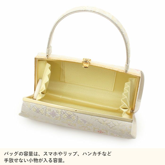 草履バッグセット留袖用訪問着用草履バッグ紗織沙織LLサイズ大きいサイズシルバーアイボリー花七宝花市松2の3枚芯日本製パールトーン加工抗菌防臭痛くない黒留袖色留袖礼装用フォーマル結婚式ぞうり草履草履バック草履バックセット着物fs