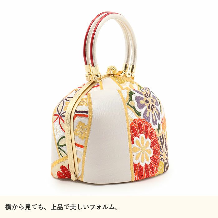 振袖草履バッグセット成人式草履バッグセット振袖用世美庵Lサイズ花紋菊桜振袖用帯地エナメル3枚芯優花緒日本製痛くない振袖卒業袴振り袖ママ振おしゃれはたちぞうり草履草履バック草履バッグ着物