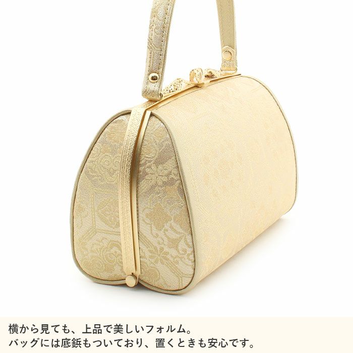 草履バッグセット留袖用訪問着用草履バッグ華三彩Mサイズゴールド金蜀江文花紋2枚芯日本製優花緒痛くない黒留袖色留袖礼装用フォーマル結婚式ぞうり草履草履バック草履バックセット着物