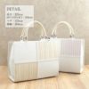 バッグお洒落バッグ着物和装レディース単品カジュアル用春夏彩小径小千谷縮麻合成皮革軽い日本製内フラップベロ付きマグネット付きかばん大きめ大容量お茶席茶会普段カジュアルトートバックストライプバッグ春夏用浴衣残暑