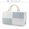 バッグお洒落バッグ着物和装レディース単品カジュアル用春夏彩小径白ピンク青水色小千谷縮麻合皮軽い日本製内フラップベロ付きマグネット付きかばん大きめ大容量お茶席茶会普段カジュアルトートバックストライプバッグ春夏用浴衣fs