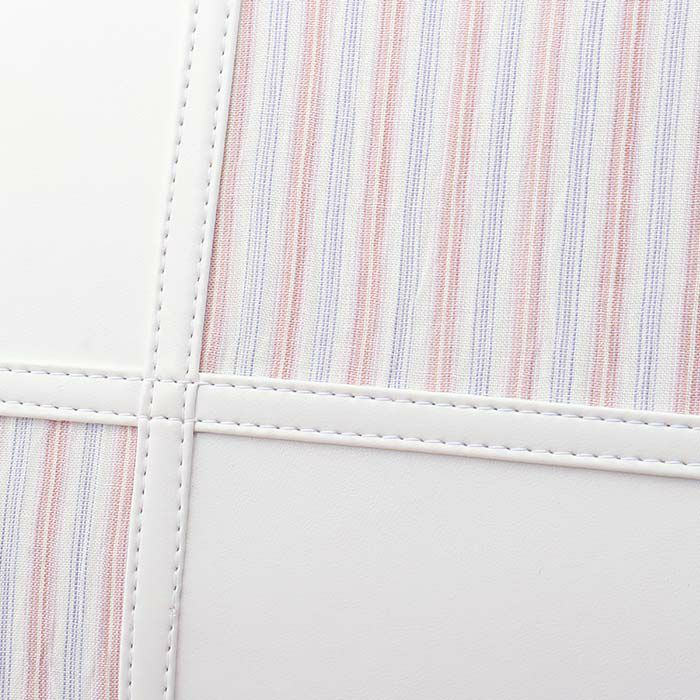 バッグお洒落バッグ着物和装レディース単品カジュアル用春夏彩小径白ピンク青水色小千谷縮麻合皮軽い日本製内フラップベロ付きマグネット付きかばん大きめ大容量お茶席茶会普段カジュアルトートバックストライプバッグ春夏用浴衣fs