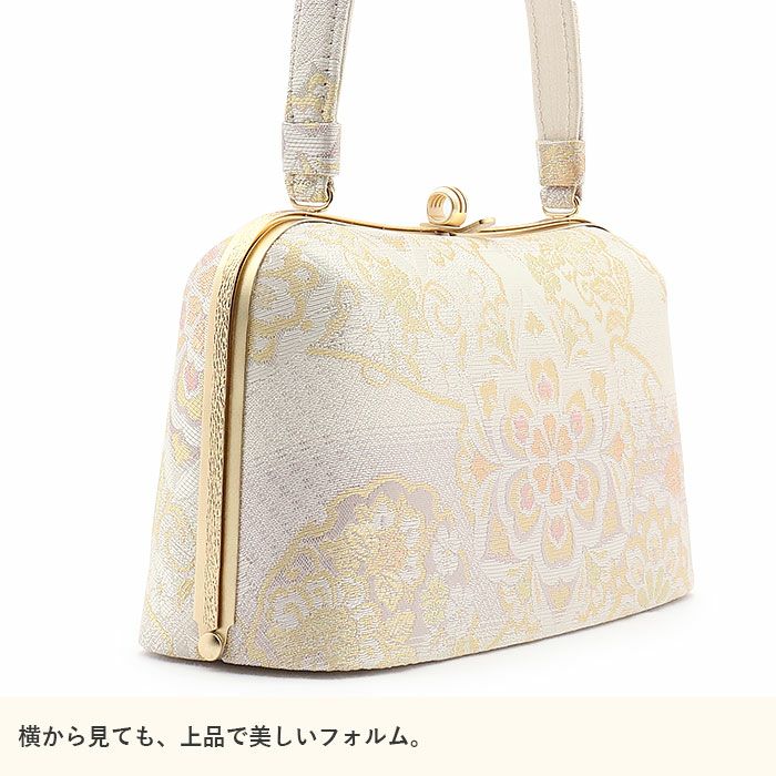 草履バッグセット留袖用訪問着用草履バッグ紗織沙織Sサイズ小さいサイズシルバーアイボリー花文雪輪1の3枚芯日本製パールトーン加工抗菌防臭痛くない黒留袖色留袖礼装用フォーマル結婚式ぞうり草履草履バック草履バックセット着物fs