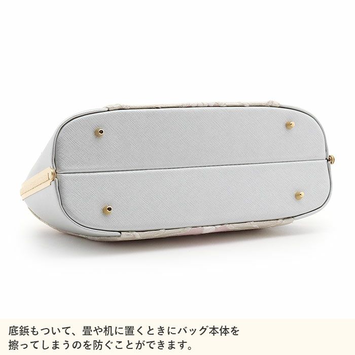 草履バッグセット留袖用訪問着用草履バッグ世美庵Lサイズシルバーピンク花七宝帯地3枚芯日本製優花緒痛くない色留袖礼装用準礼装フォーマルセミフォーマル振袖結婚式ぞうり草履草履バック草履バックセット着物